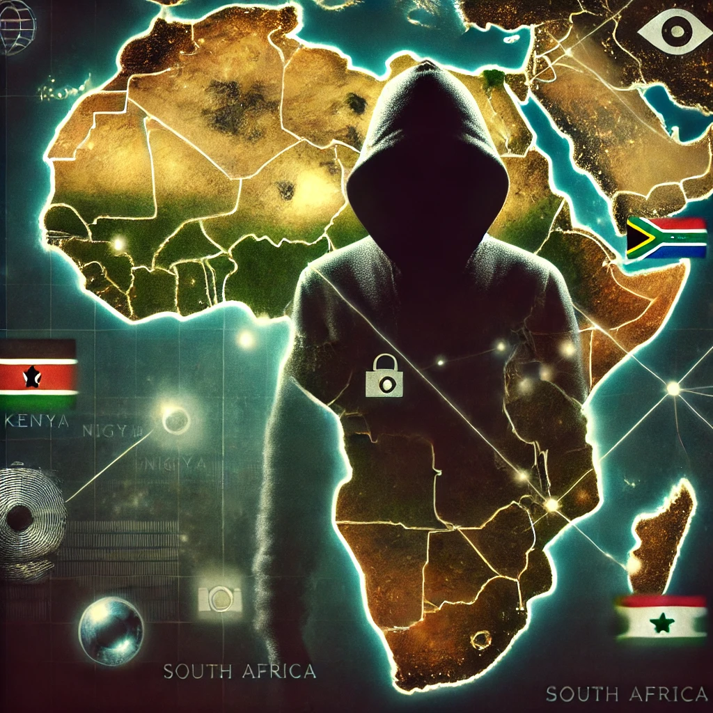 Targeted Individual in Africa map